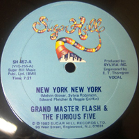 Grandmaster Flash and The Furious Five - New York New York (Single)