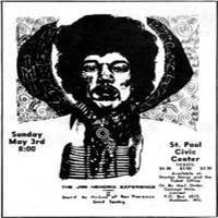 Jimi Hendrix Experience - St. Paul Civic Center, Minnesota