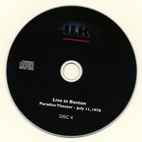 UK - Ultimate Collector's Edition (CD 04: 1978.07.11 - Live In Boston)