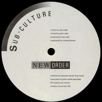 New Order - Sub-Culture (Single)