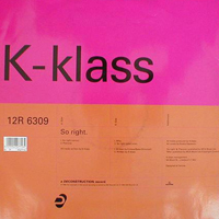 K-Klass - So Right (Single)