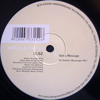 Mateo & Matos - Got A Message (12'' Single)