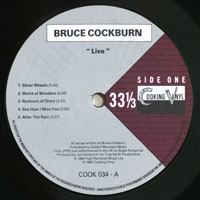 Cockburn, Bruce - Live (LP)