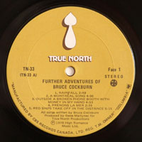 Cockburn, Bruce - Further Adventures Of... (LP)