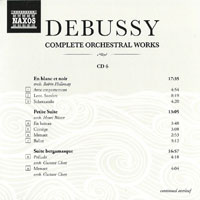 Orchestre National de Lyon - Complete Orchestral Works (CD 06: En blanc et noir, Petite Suite, Suitebergamasque)