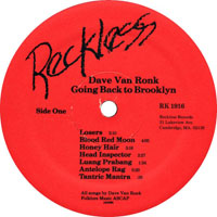 Dave Van Ronk - Going Back to Brooklyn (LP)