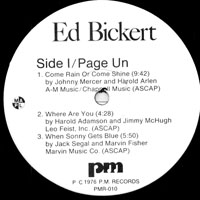 Ed Bickert - Ed Bickert Trio - Jazz (LP)