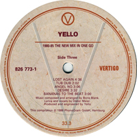 Yello - The New Mix In One Go, 1980-1985 (LP 2)