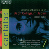 Bach Collegium Japan, Masaaki Suzuki conducter - J.S. Bach - Complete Cantatas, Vol. 07