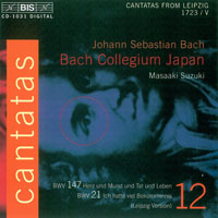 Bach Collegium Japan, Masaaki Suzuki conducter - J.S. Bach - Complete Cantatas, Vol. 12