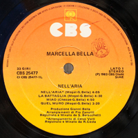 Bella, Marcella - Nell'Aria (LP)