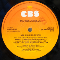 Bella, Marcella - Nel Mio Cielo Puro (LP)