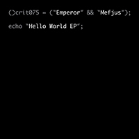 Emperor (GBR) - Hello World (EP, Split with Mefjus)