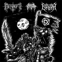 Various Artists [Hard] - Besatt & Evilwar & Infernal Kingdom - United By The Black Flag (3 Way Split)