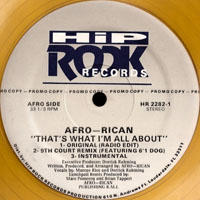 Afro-Rican - That's What I'm All About (12'' Promo Single)