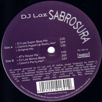 DJ Laz - Sabrosura (12'' Single)