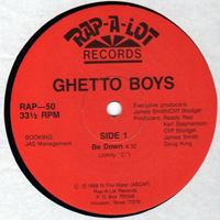 Geto Boys - Be Down (12'' Single)