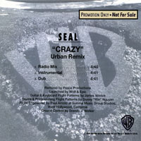 Seal - Crazy 'Urban Remix' (Promo CD Single)