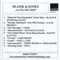 Blank & Jones - Blank & Jones - 'In The Mix 03/04'