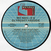 MC Nas-D - Homey Don`t Play That / Bass That Tune Vol. II (12'' Single)
