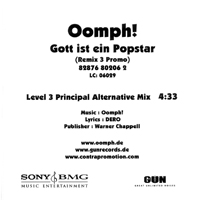 Oomph! - Gott ist ein Popstar Level 3