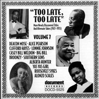 Various Artists [Chillout, Relax, Jazz] - 'Too Late, Too Late', Volume 07 (1927-1955)