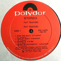 Pat Travers - Pat Travers (LP)