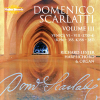 Lester, Richard (ENG) - Domenico Scarlatti: The Complete Sonatas, Vol. III (CD 5: Venice VIII, 1754)