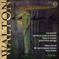 Marwood, Anthony - Walton: Violin Concerto, Partita & Variations on a Theme for Hindemith