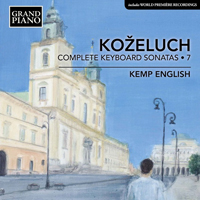 English, Kemp - Kozeluch - Complete Keyboard Sonatas, vol. 7