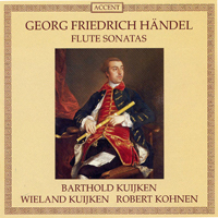 Kuijken, Barthold - J.F. Handel - Fluite Sonatas (perf. Barthold Kuijken, Wieland Kuijken & Robert Kohnen)