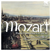 Kristian Bezuidenhout - Mozart - Piano Concertos K.413, 414, 415