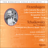 Gerhardt, Alban - Fitzenhagen - Cello Concertos; P. Tchaikovsky - Variations on a Rococo theme