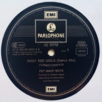 Pet Shop Boys - West End Girls [12'' Single]