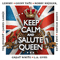 2015 Keep Calm And Salute Queen